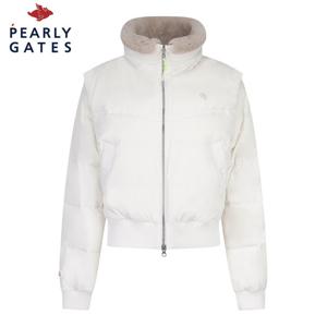 [파리게이츠] 여성 퍼 네크라인 구스다운 점퍼