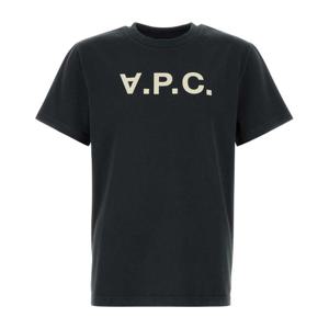 아페쎄 로고 프린트 크루넥 코튼 티셔츠 COHMBM26384 TZD