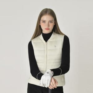 [헤지스골프][BEST]여성 에센셜 경량 다운 베스트(HWJU5D901CR)