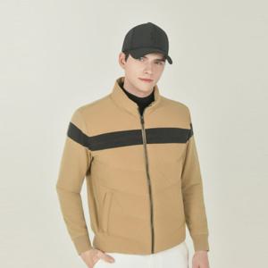 [헤지스골프]남성 스웨이드 믹스 구스 다운 점퍼(HUSW5D719I2)