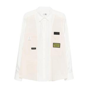 MM6 메종마르지엘라 셔츠 MTN149 SH0DT0038 961 WHITE NEUTRALS
