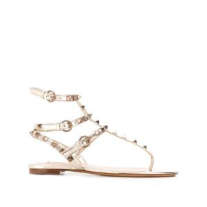 발렌티노 가라바니 여성 메탈릭 플랫 샌들 WS0812 JXHS69