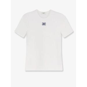 CELINE 개선 로고가 새겨진 면 혼방 티셔츠 RX0IX1407