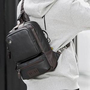 스퀘어핏 고급 레더 슬링백 ELG122 보조