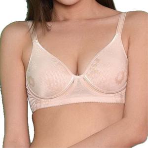 베이직하고 편한 노와이어 3/4컵 몰드 브라 보드라운