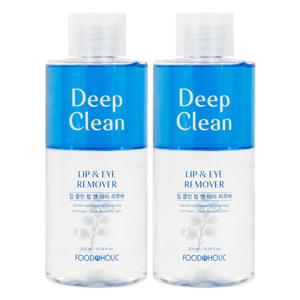 (1+ 1)푸드어홀릭 딥 클린 립앤아이 리무버 300ml /메이크업 클렌징 대용량