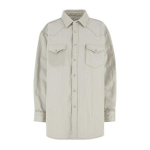 메종마르지엘라 체스트 포켓 오버사이즈 데님 셔츠 S51DT0007S3