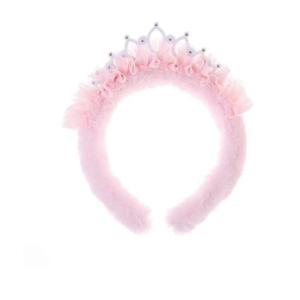 [프렌치캣(정상)]PK 퍼 왕관 헤어밴드 Q56DG5131