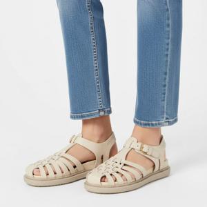 마르니 실크화이트 피셔맨 버클 샌들 SAMS016901 P5088 00W11