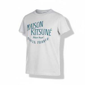 메종키츠네 여성 반팔 티셔츠 (LW00107KJ0008 GREY BLUE)