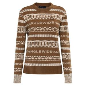 [와이드앵글]여성 CO 노르딕 패턴 라운드넥 스웨터 WWW25K51E3