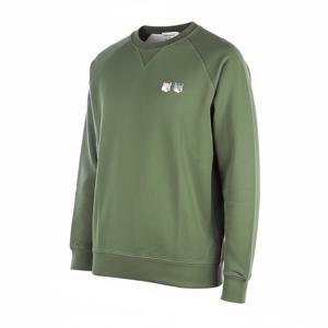 메종키츠네 남성 더블 폭스 맨투맨 (JM00330KM0001 KHAKI GREY)