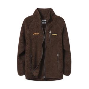 지프 하프넥 나그랑 뽀글이 후리스 집업자켓 GL6TZU431BR