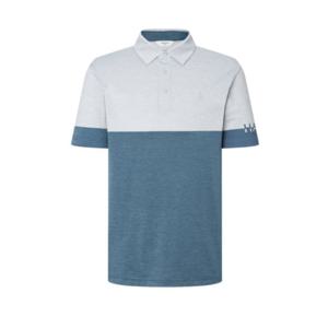 [헤지스골프](BEST) 터키쉬블루 남성 컬러배색 반팔 카라 티셔츠 (HUTS5C612T3)