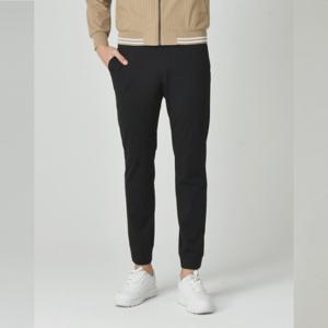 [헤지스골프][NEW]블랙 남성 간절기 반조거 팬츠 (HUPA5C614BK)