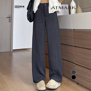 ATMARK 드롭스트레이프뒷밴딩팬츠_AA59PT014G
