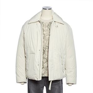 [레노마] RPLMBU62A 겨울 프리미엄 아이보리베이지 구스다운 하프 캐주얼 점퍼