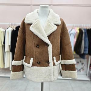 [샤틴]양모혼방 무스탕 재킷S254K165A08