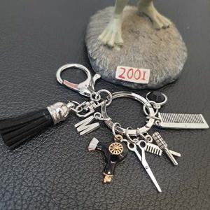 헤어드레서 키링 미용 가위 드라이어 빗 열쇠고리 미용키링 차키링 오토바이키링