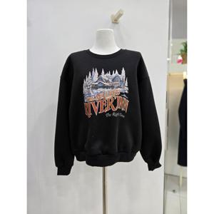 [나인스텝]기모리버맨투맨  N25NT5405BK_JJ