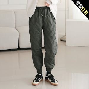 [올리비에스클로젯] 융털 밴딩 패딩 조거팬츠_O2512PT116D