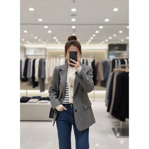 [숲]베이직 투버튼 모직자켓  SC1JK30