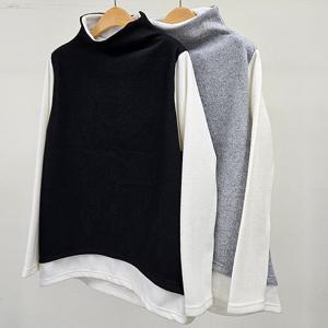 나야홍 / 빅사이즈티 T580L512 미즈와이드레이어드티 NB