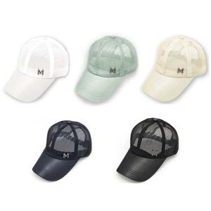 여름모자 캐주얼 시원한 남자 여자 엠블럼 메쉬볼캡