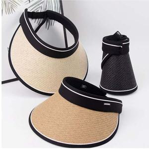 여름 썬캡 돌돌이 라탄 밀집모자