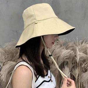 여성 양면 리버서블 버킷햇 기본 무지 벙거지 7컬러