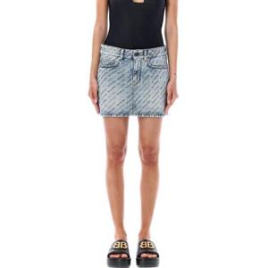 발렌시아가 숏 스커트 744972TQW664141 BLUE