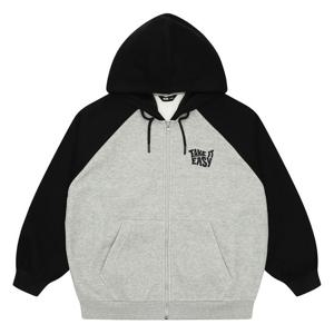 [소이]사카리바 본딩기모 래글런 후드 집업점퍼 25W5152