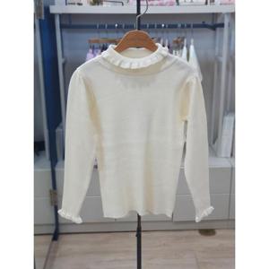 컬리수 세이브존04 프릴반스웨터티셔츠 C234SWG04P