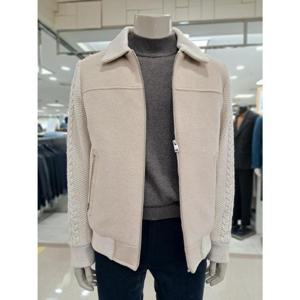 바쏘옴므 세이브존05 베이지울구스블루종점퍼 WSY4JOUA56ABG