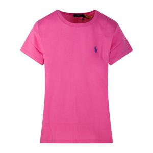 랄프로렌 크루넥 슬림핏 반팔 티셔츠 211B14605018 ACCENT