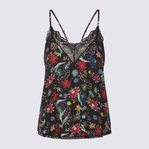 쟈딕앤볼테르 플로럴 레이스 트림 브이넥 탑 WWCR01317 404