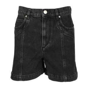 이자벨마랑에뜨왈 하이웨이스트 버튼 데님 쇼츠 26PSH0274FA D1