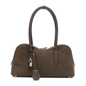 스텔라매카트니 브라운 스웨이드 패드락 숄더백 7B0138 WP05542