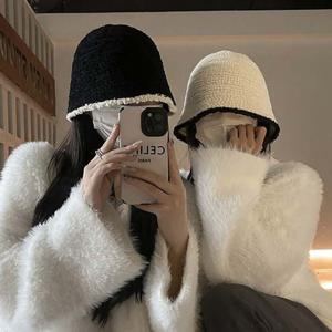 뽀글이 버킷햇 겨울모자 여성버킷햇 사파리햇