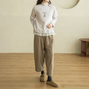 엄마옷 마담4060 내추럴포엠 편안한기모통팬츠 데일리 여성바지 -ZPN2512018-