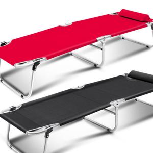베개가있는 1초완성 접이식 간이침대 싱글침대 야전침대