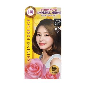 미쟝센 올뉴 샤이닝 에센스 염색약 6N 갈색