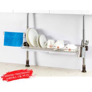 기둥식 식기건조대 600-1단 주방수납정리정돈