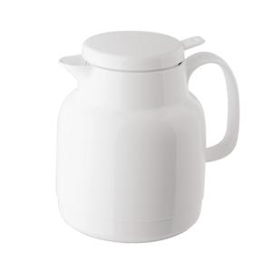 헬리오스 몬도 푸쉬 보온 주전자 화이트 1L