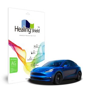 테슬라 모델Y 터치스크린 내비게이션 저반사 보호필름