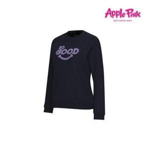 [애플핑크][애플핑크] 부클 볼드넥 맨투맨 (APK8O601GSZ)