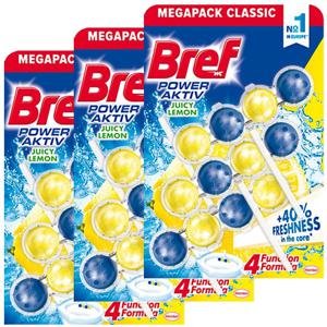 브레프 파워액티브 변기세정제 레몬 50g X 9개 (3팩)