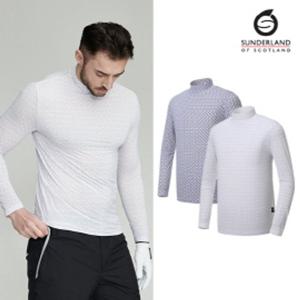 선덜랜드 남성 피라미드 프린트 냉감티셔츠 - 16121IW41