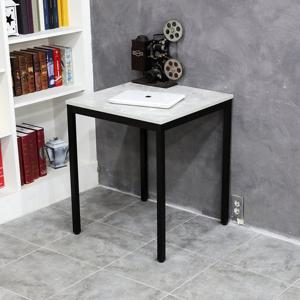 더조아 모던테이블 600 까르니코화이트 책상 식탁 다용도테이블