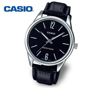 [정품] CASIO 카시오 남성 야광 수능 가죽시계 MTP-V005L-1B